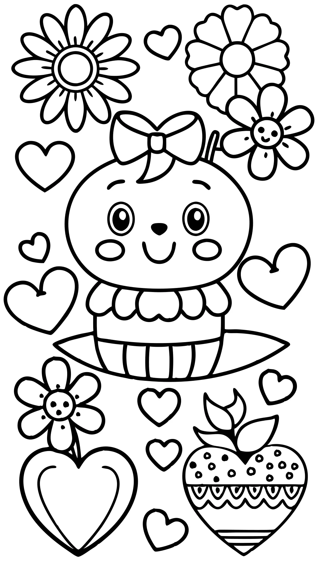 coloriages imprimables de la Saint-Valentin